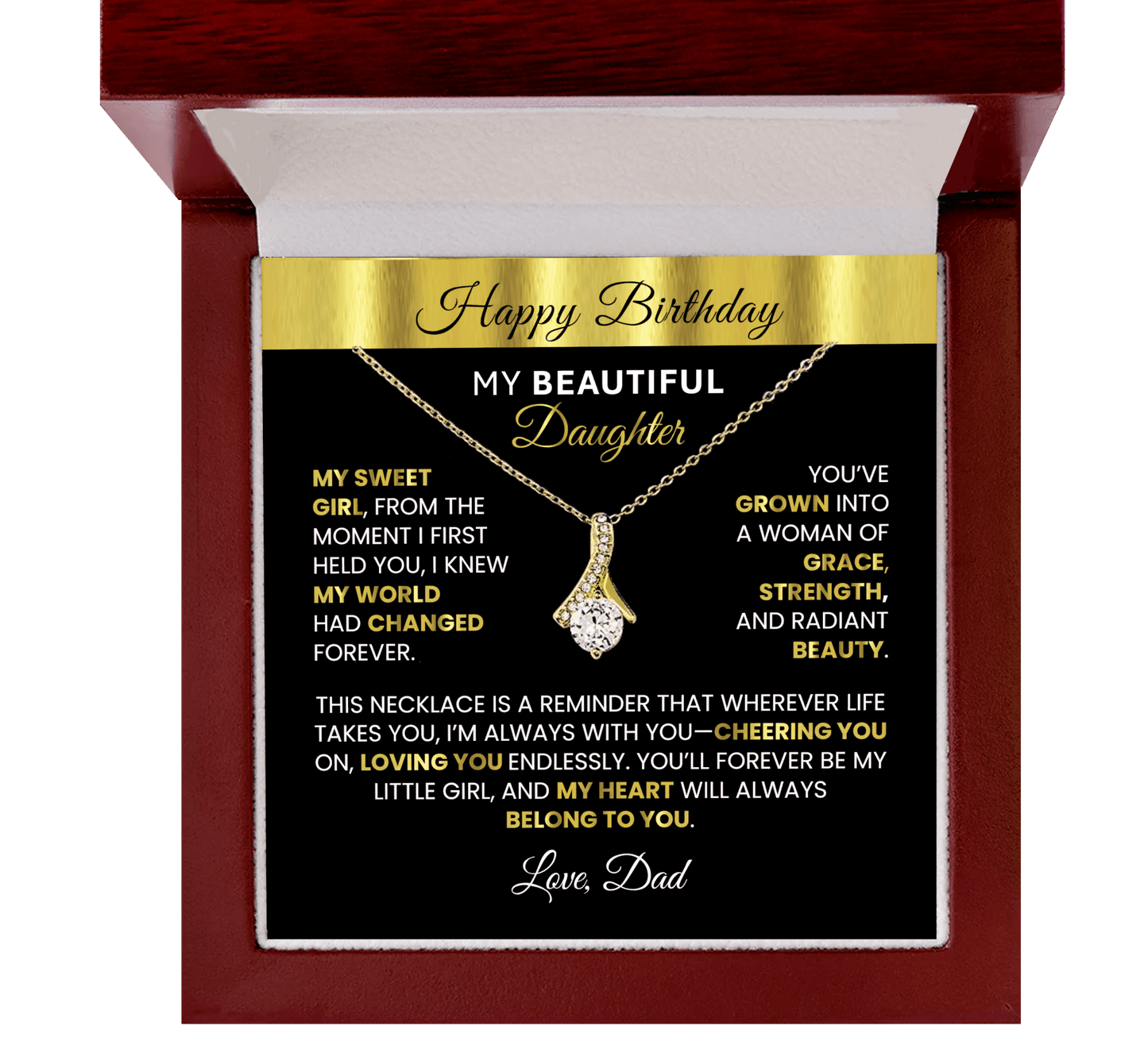 Alluring Beauty Gold Necklace Gift – 3 Reasons Mothers Love This Sparkling Pendant - TheBestGiftPlace