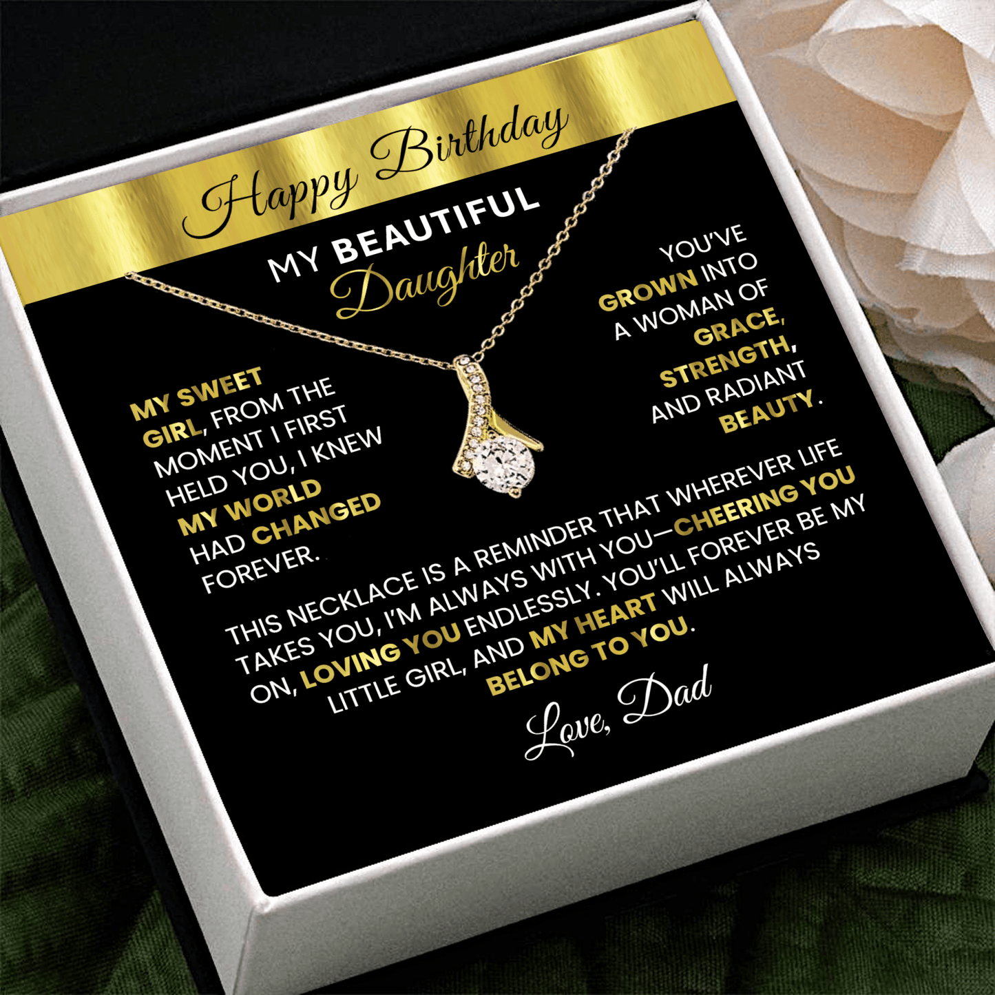 Alluring Beauty Gold Necklace Gift – 3 Reasons Mothers Love This Sparkling Pendant - TheBestGiftPlace