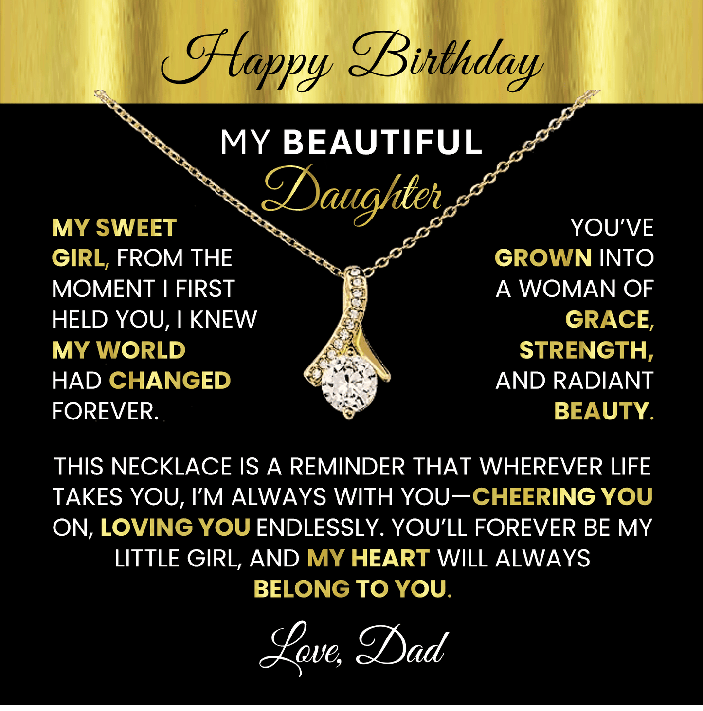Alluring Beauty Gold Necklace Gift – 3 Reasons Mothers Love This Sparkling Pendant - TheBestGiftPlace