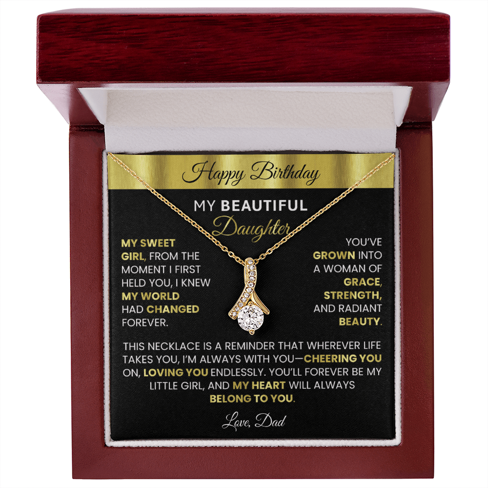 Alluring Beauty Gold Necklace Gift – 3 Reasons Mothers Love This Sparkling Pendant - TheBestGiftPlace