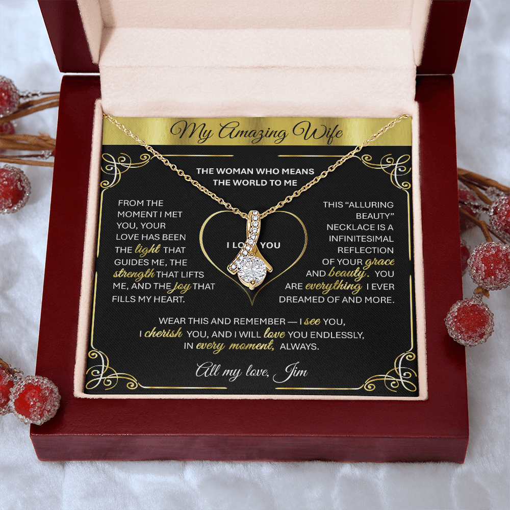 Alluring Beauty - Wives Just Love This Gift š GOLD š - TheBestGiftPlace