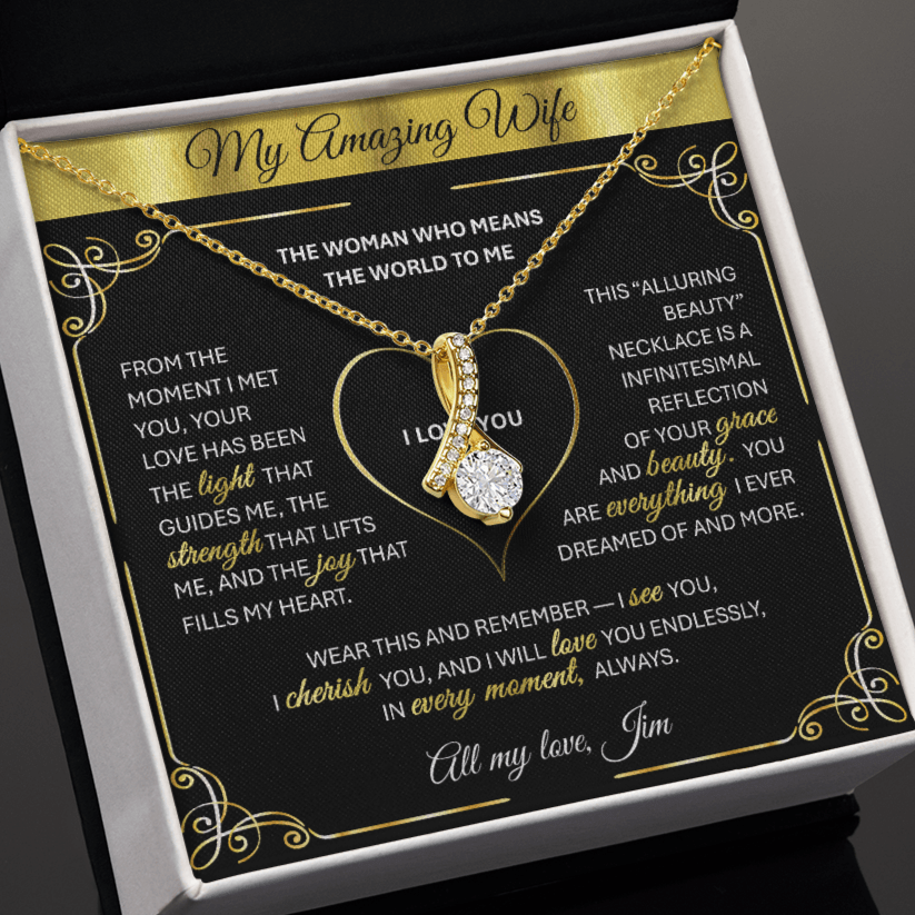 Alluring Beauty - Wives Just Love This Gift š GOLD š - TheBestGiftPlace