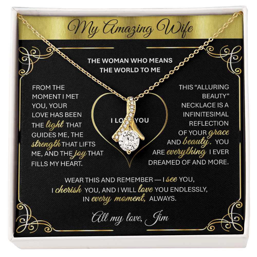Alluring Beauty - Wives Just Love This Gift š GOLD š - TheBestGiftPlace