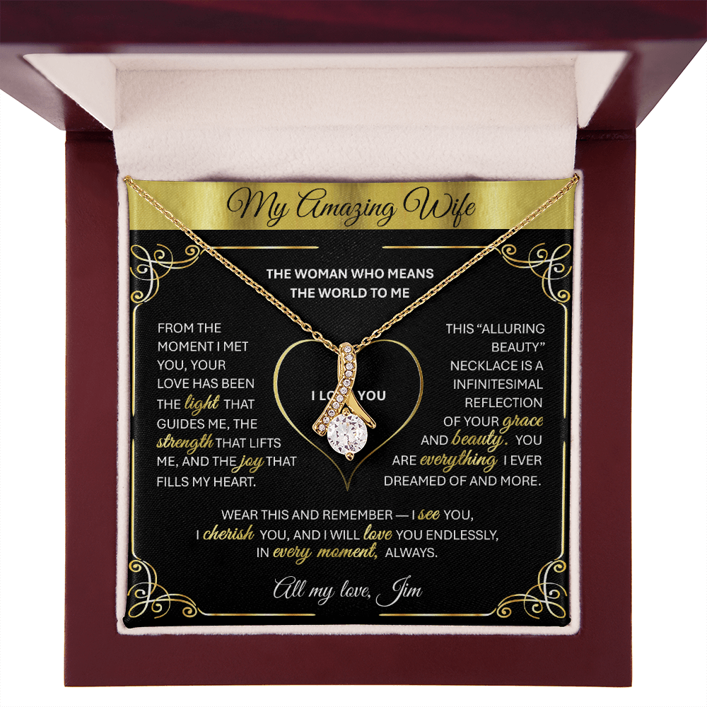 Alluring Beauty - Wives Just Love This Gift š GOLD š - TheBestGiftPlace