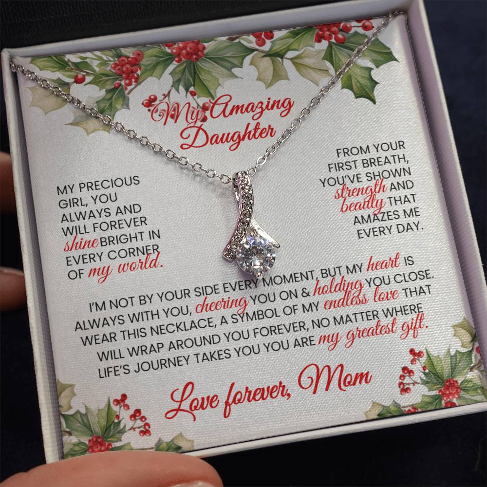 Stunning Alluring Beauty Necklace 🎁 Christmas Gift 🎁 for Daughter-From MOM