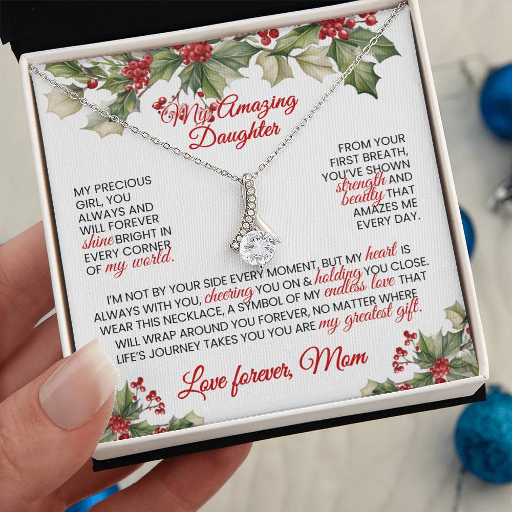 Stunning Alluring Beauty Necklace 🎁 Christmas Gift 🎁 for Daughter-From MOM