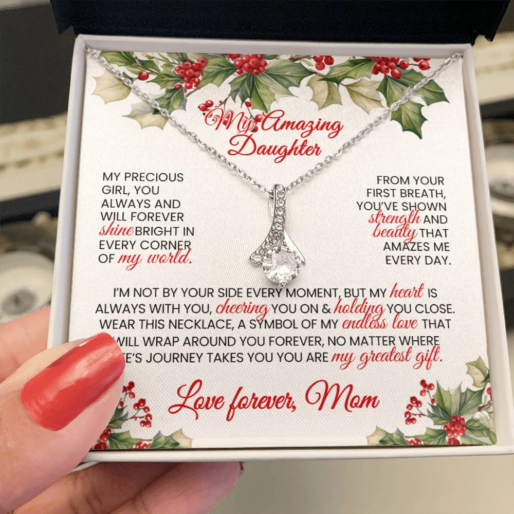 Stunning Alluring Beauty Necklace 🎁 Christmas Gift 🎁 for Daughter-From MOM