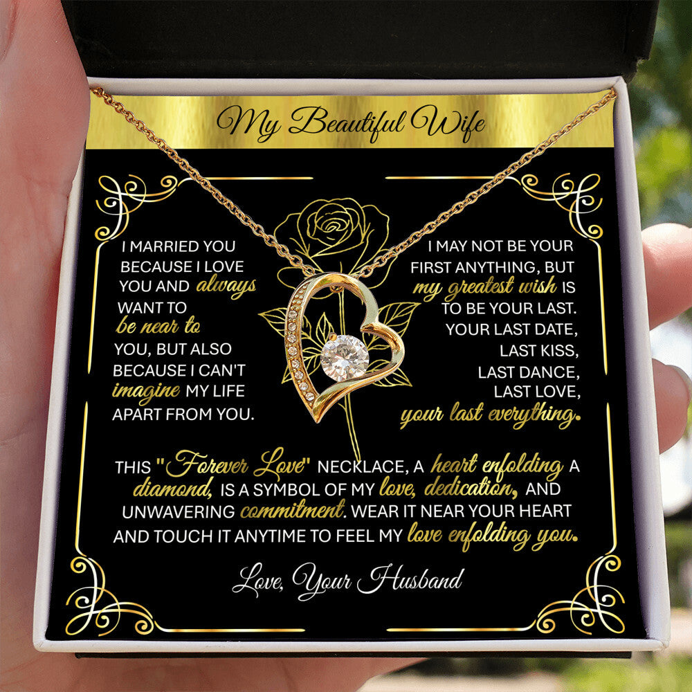 Forever Love Necklace Gift β A Husband's Promise to His Wife π