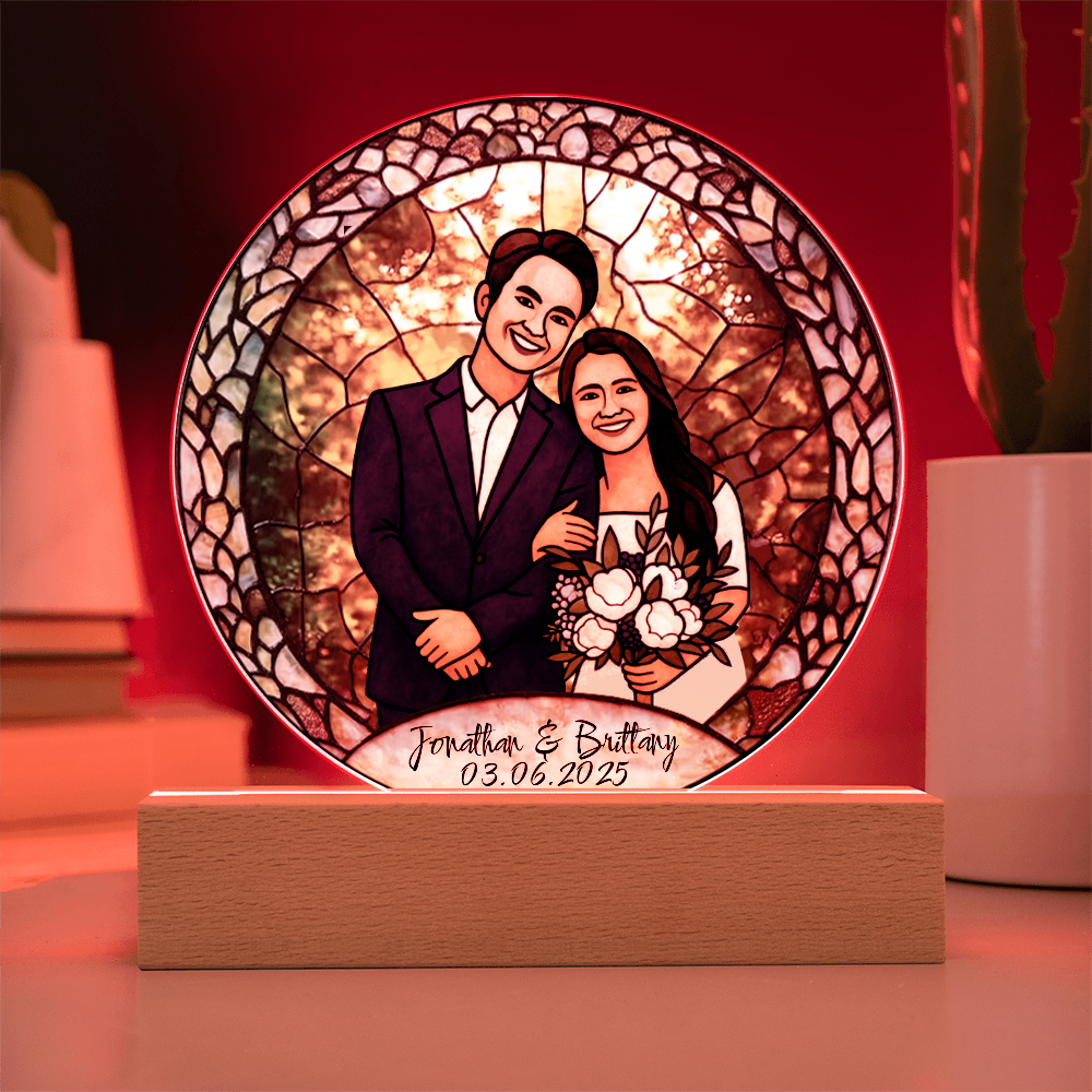 Custom Wedding Keepsake Gift for Couple