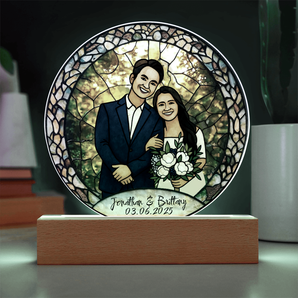 Custom Wedding Keepsake Gift for Couple