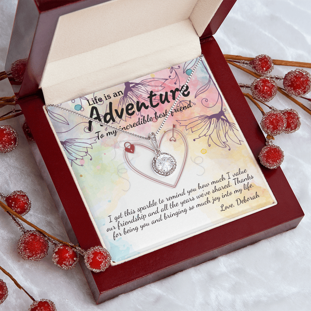 Eternal Hope Halo Necklace | ✨ Dazzling✨ White Gold or Sterling Silver Plated CZ Pendant - TheBestGiftPlace