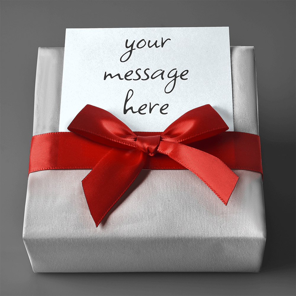 Gift Wrap with Personalized Message - TheBestGiftPlace