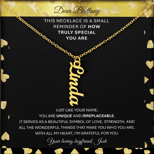 Personalized Name Necklace – A Stylish Gift from the Heart - TheBestGiftPlace