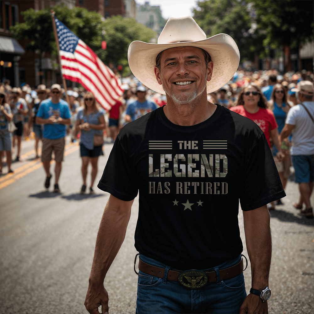 The Legend Has Retired Camouflage - TheBestGiftPlace