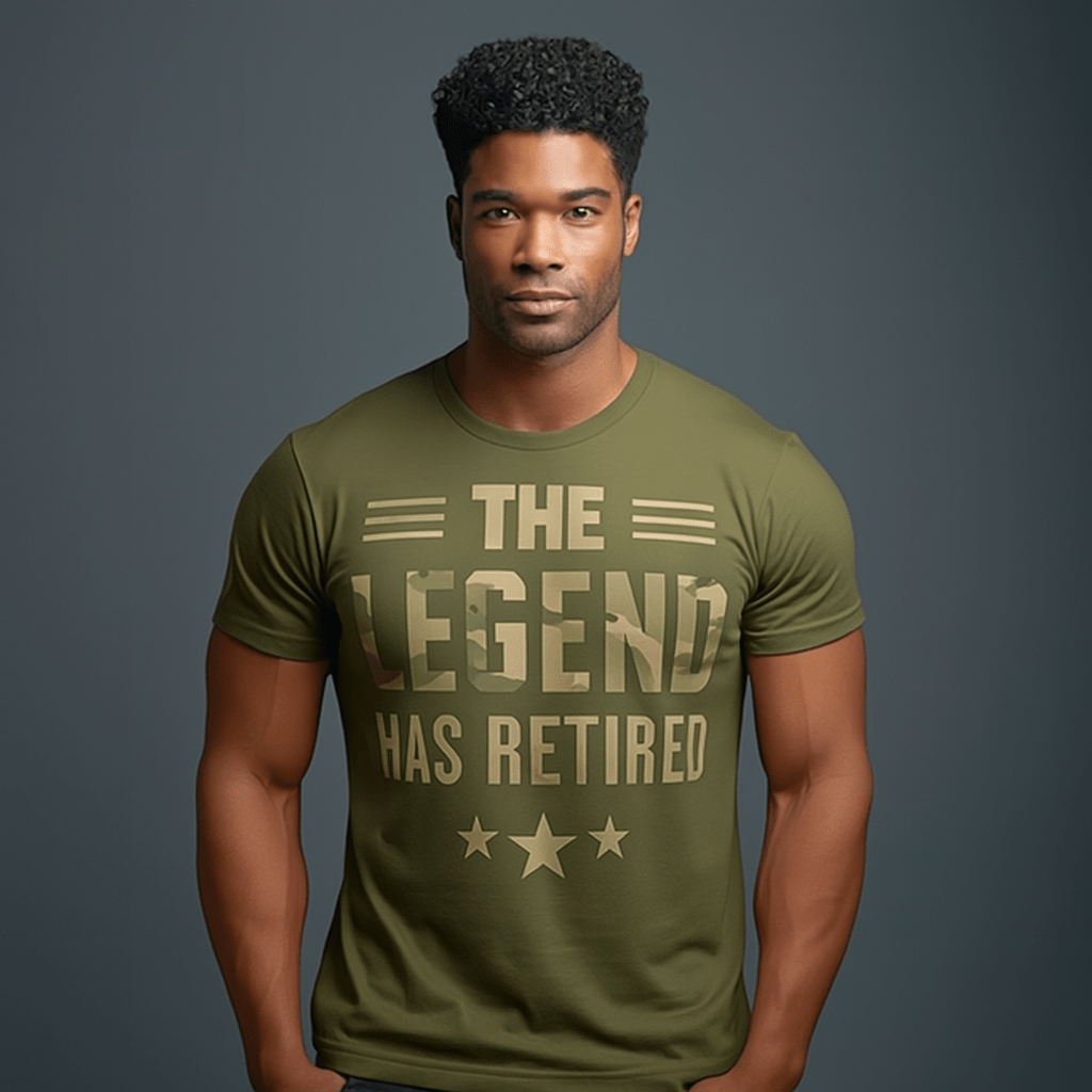 The Legend Has Retired Camouflage - TheBestGiftPlace