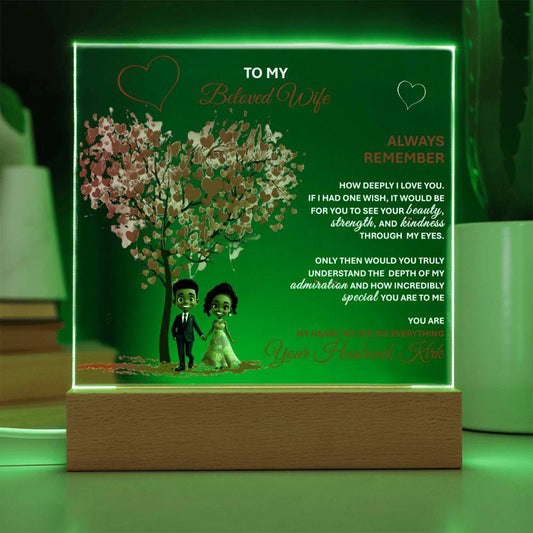 Acrylic Square Plaque