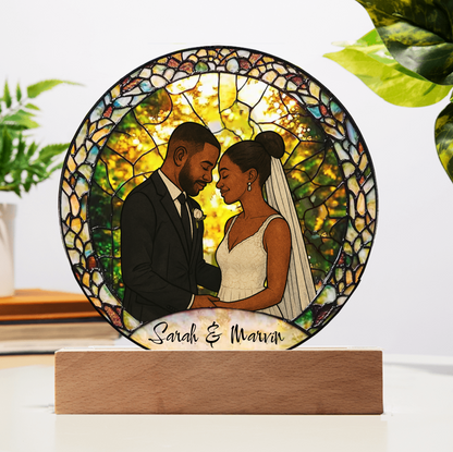 Custom Wedding Keepsake Gift for Couple