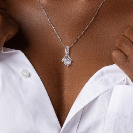 Alluring Necklace Gift - Love This Sparkling Pendant