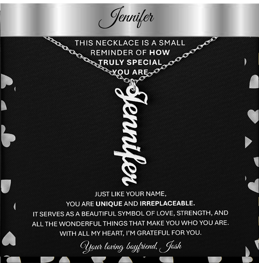 Personalized Name Necklace – A Stylish Gift from the Heart