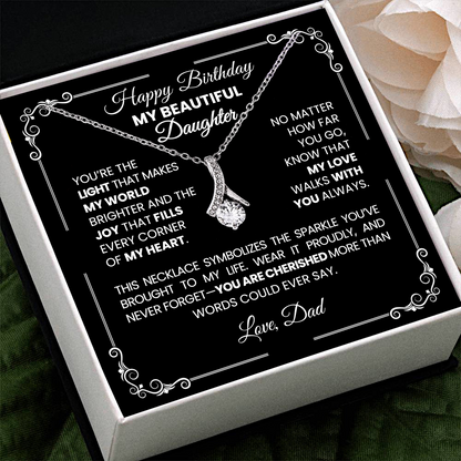 Alluring Necklace Gift - Love This Sparkling Pendant