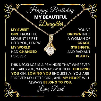 Alluring Necklace Gift - Love This Sparkling Pendant