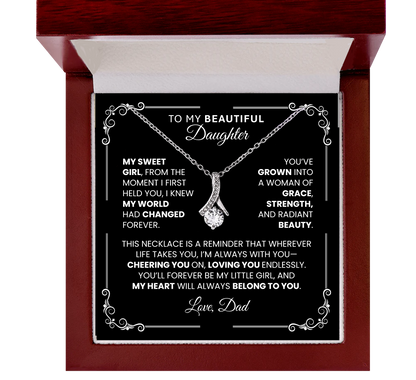 Alluring Necklace Gift - Love This Sparkling Pendant