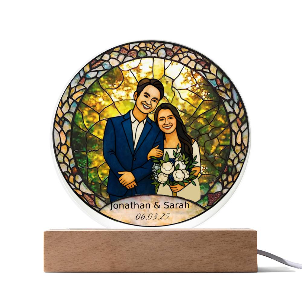 Custom Wedding Keepsake Gift for Couple