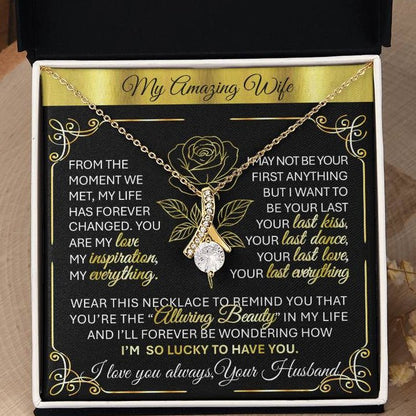 Alluring Beauty Gold Necklace – A Husband's Promise of Love 💛 - TheBestGiftPlace