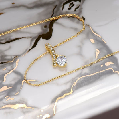 Alluring Beauty Gold Necklace – A Husband's Promise of Love 💛 - TheBestGiftPlace