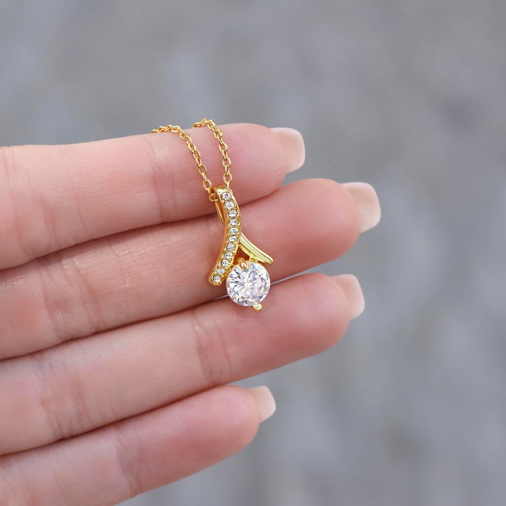 Alluring Beauty Gold Necklace – A Husband's Promise of Love 💛 - TheBestGiftPlace
