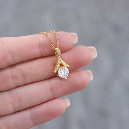 Alluring Beauty Gold Necklace – A Husband's Promise of Love 💛 - TheBestGiftPlace