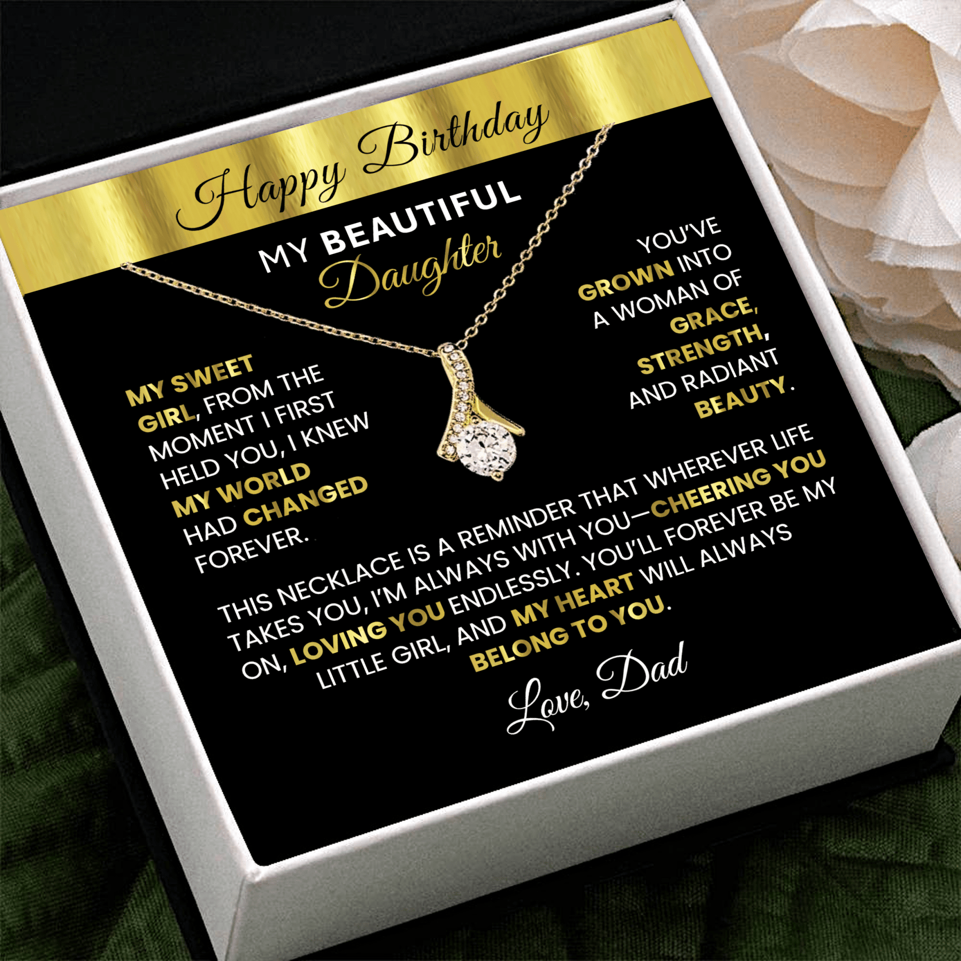 Alluring Beauty Gold Necklace Gift – 3 Reasons Mothers Love This Sparkling Pendant - TheBestGiftPlace