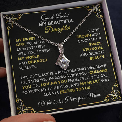 Alluring Necklace Gift - Love This Sparkling Pendant