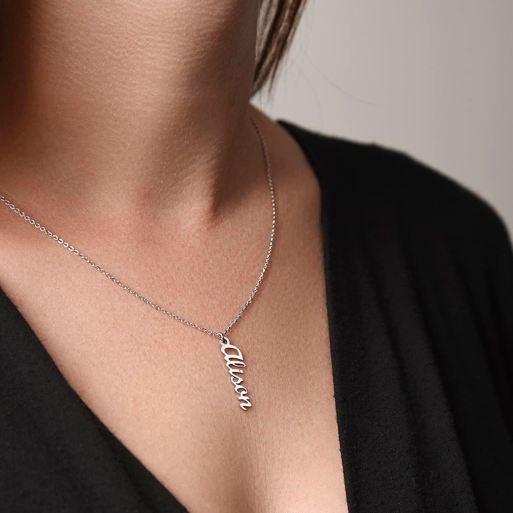 Unique Custom Silver or Gold Name Necklace – Personalized Keepsake Jewelry!