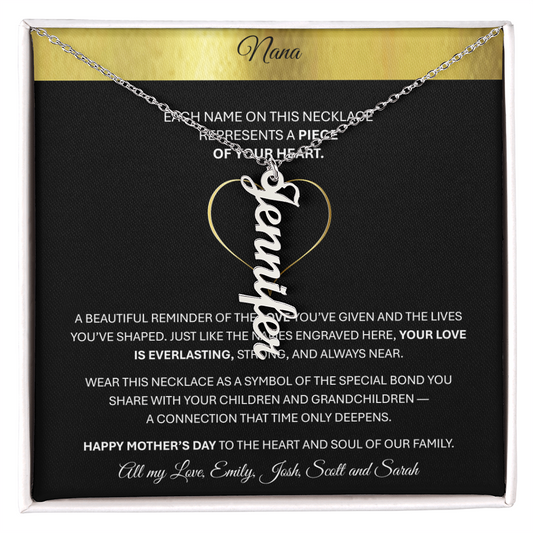 A Mother's Love,- A Gift Worn Close to the Heart
