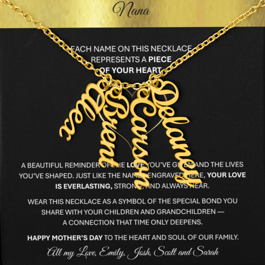 A Mother's Love,- A Gift Worn Close to the Heart