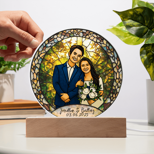 Custom Wedding Keepsake Gift for Couple