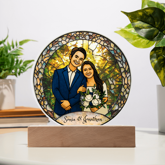 Custom Wedding Keepsake Gift for Couple