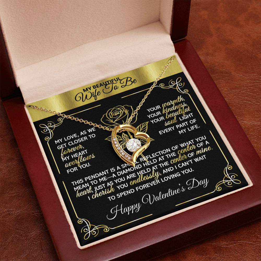 Forever Love Necklace — A Valentine's Gift for Your Wife‑to‑Be 💝 - TheBestGiftPlace