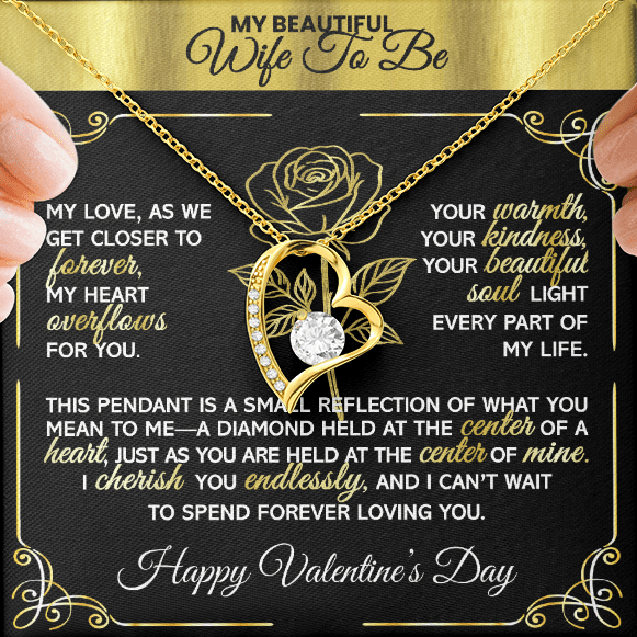 Forever Love Necklace — A Valentine's Gift for Your Wife‑to‑Be 💝 - TheBestGiftPlace