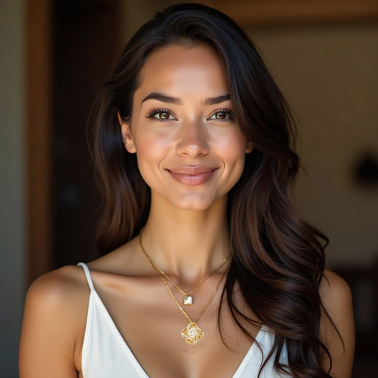 Gold or Silver Love Knot Necklace with Heartfelt Message Card – Gift for Daughter from Dad - TheBestGiftPlace