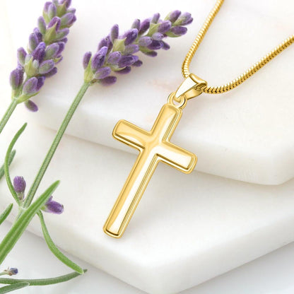 Men's Gold Cross Necklace – Symbol of Strength & Faith - TheBestGiftPlace