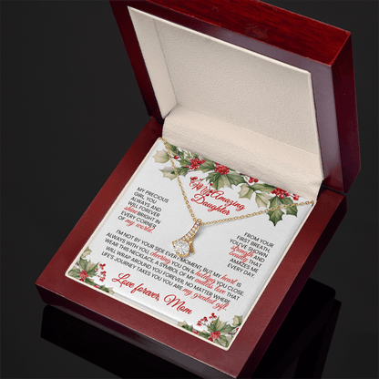 Stunning Alluring Beauty Necklace 🎁 Christmas Gift 🎁 for Daughter - From MOM - TheBestGiftPlace