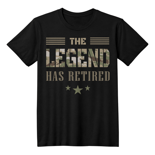 The Legend Has Retired Camouflage - TheBestGiftPlace